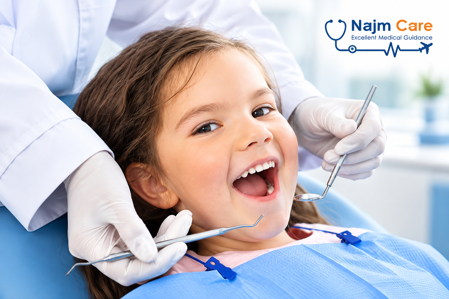 Describe the image: for example, a dentist consulting a patient about a smile makeover